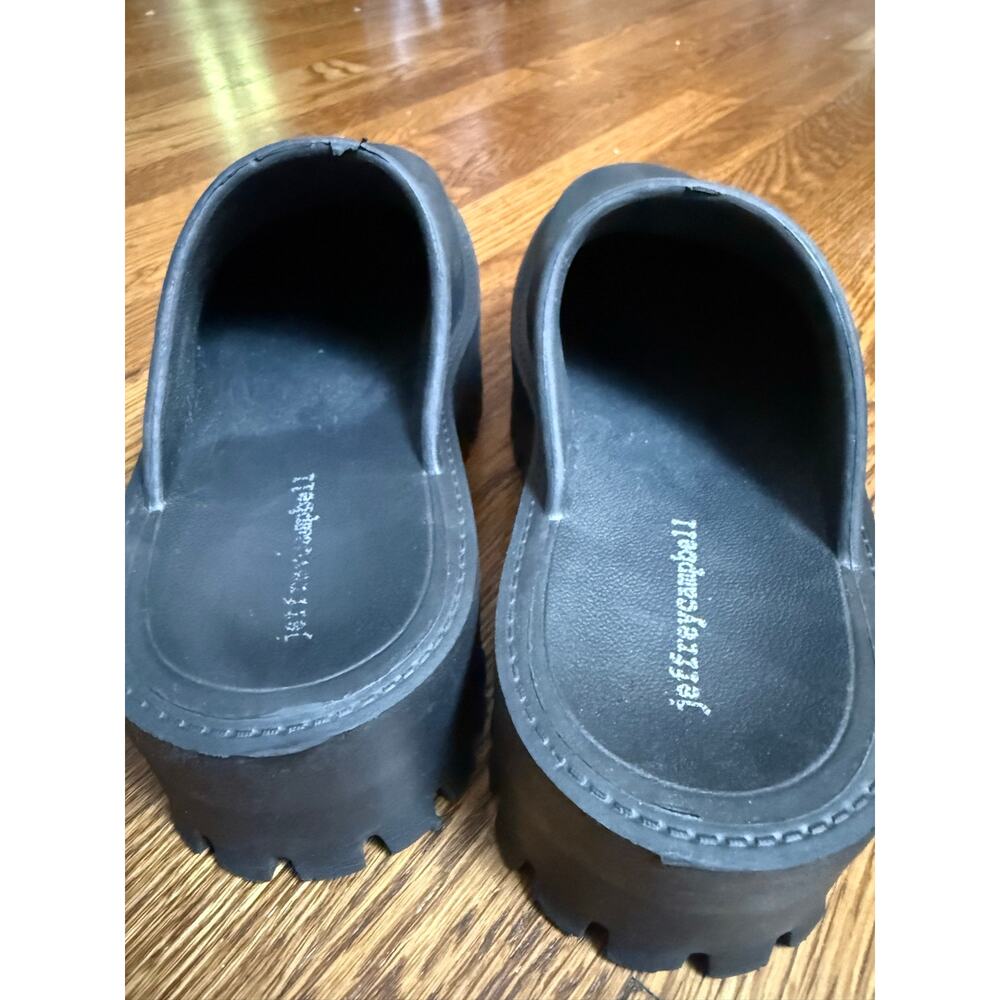 Jeffrey Campbell Black Platform Mules - Picture 2 of 9